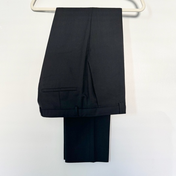 2 pc HUGO BOSS Men's Suit 40R Black wool - Picture 3 of 14